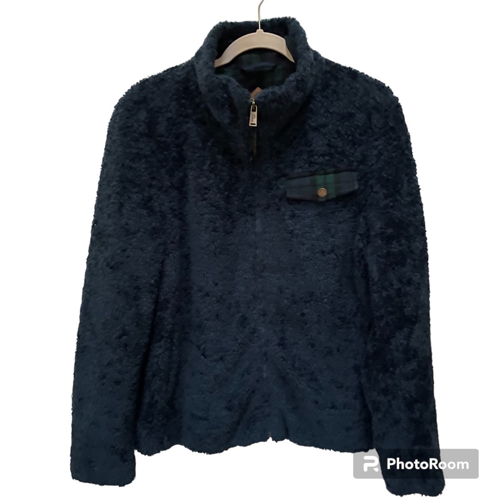 Pendleton Sherpa Fleece Zip Up Jacket Sz Large In… - image 4